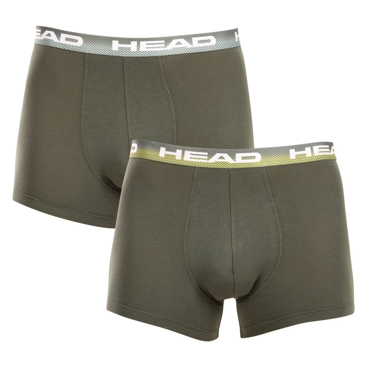 HEAD 2PACK pánské boxerky zelené (701226183 001) L