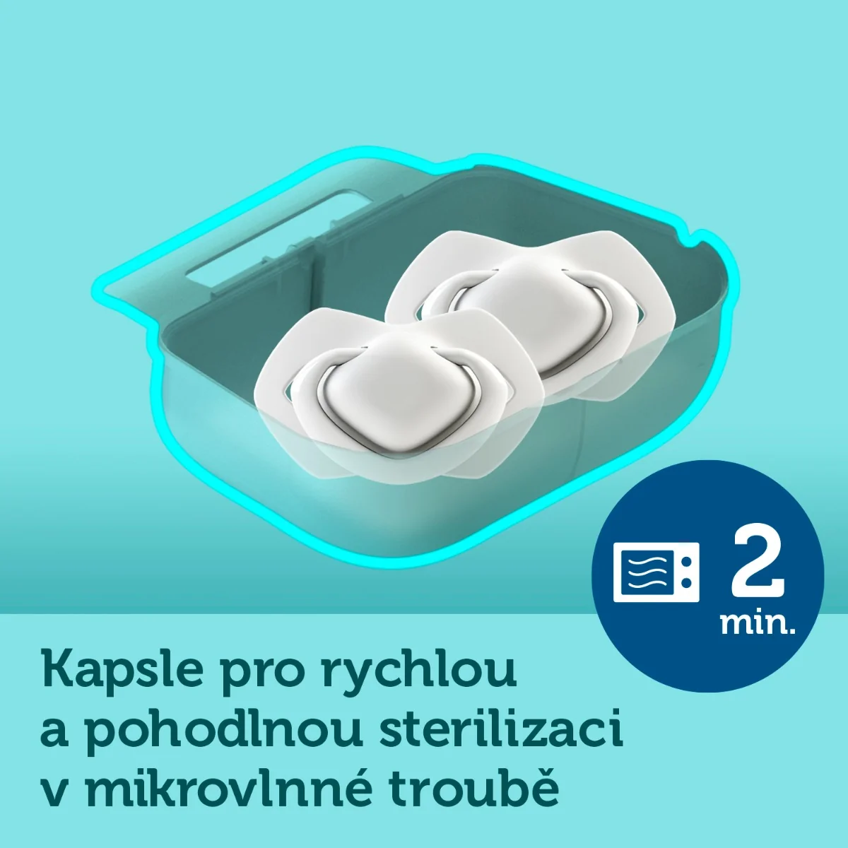 Canpol babies Symetrické silikonové dudlíky 0–6 měsíců 2 ks Light touch modré