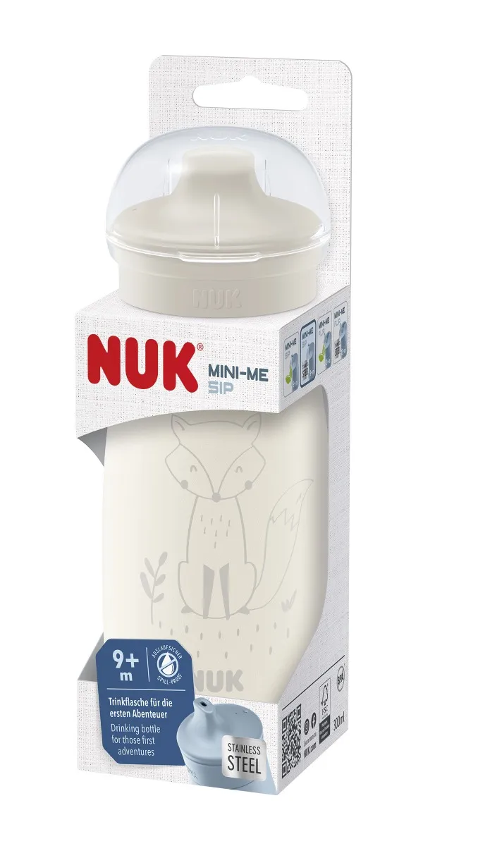 NUK Mini-Me Láhev Sip nerez 9m+ 300 ml 1 ks