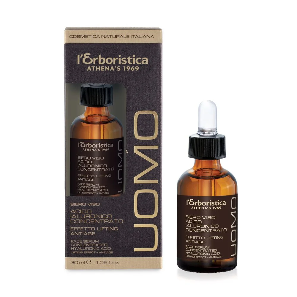 Erboristica Pleťové hyaluronové sérum pro muže anti-age 30 ml