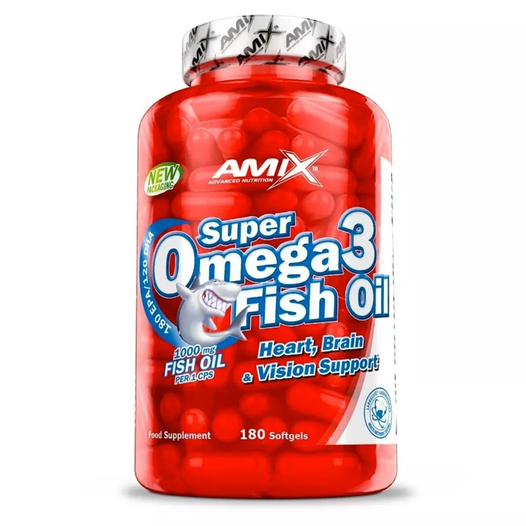 Amix Nutrition Super Omega 3 Fish Oil - 180 kapslí