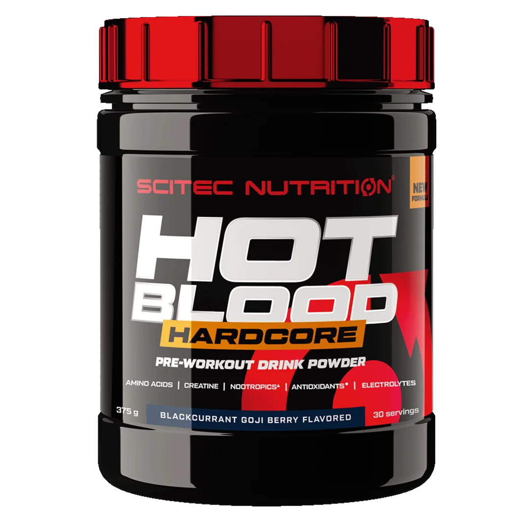 Scitec Nutrition Hot Blood Hardcore 375g - černý rybíz, goji