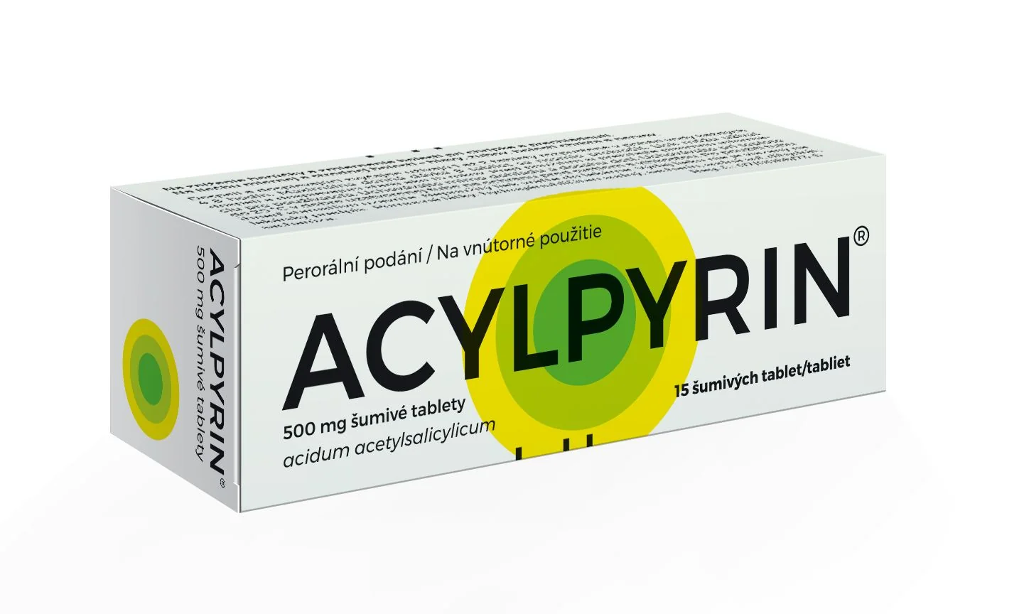 Acylpyrin 500 mg 15 šumivých tablet