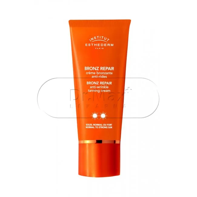 Institut Esthederm Bronz Repair Moderate Sun opalovací krém obličej a dekolt 50 ml