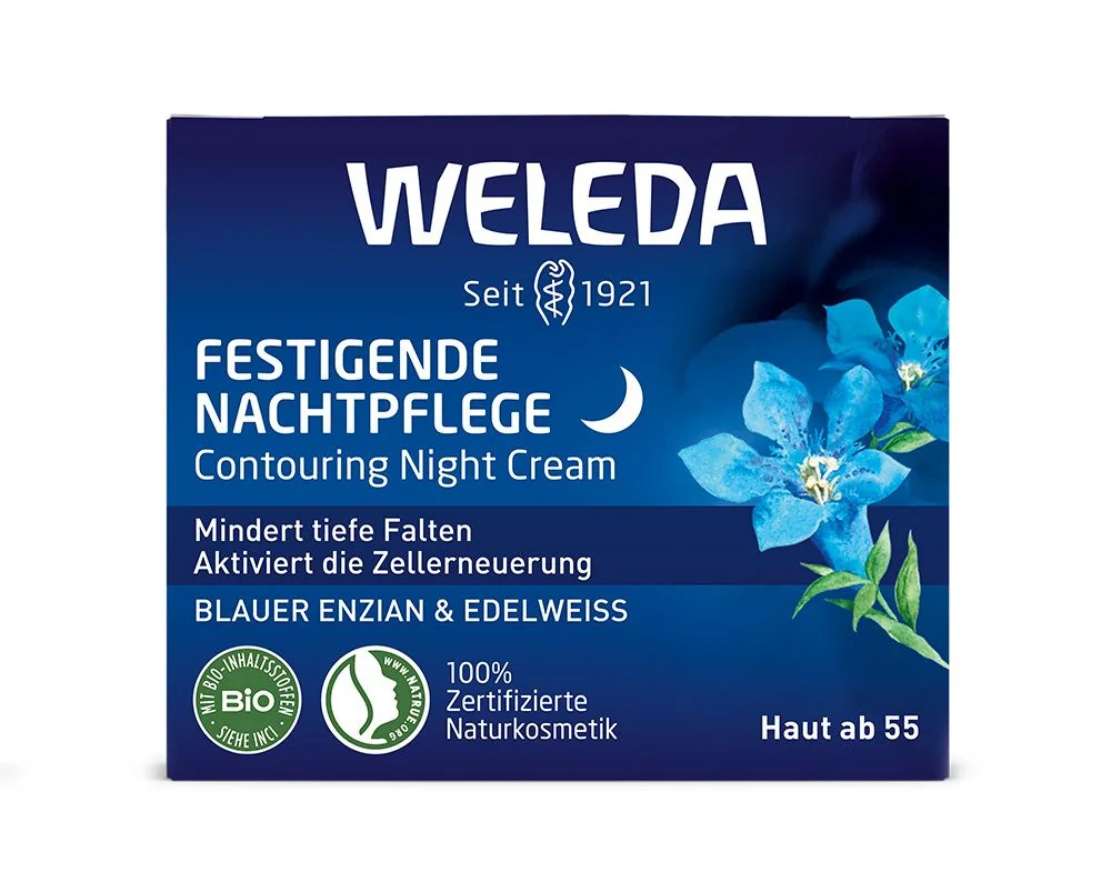 Weleda Liftingový noční krém Modrý hořec a Protěž alpská BIO 40 ml