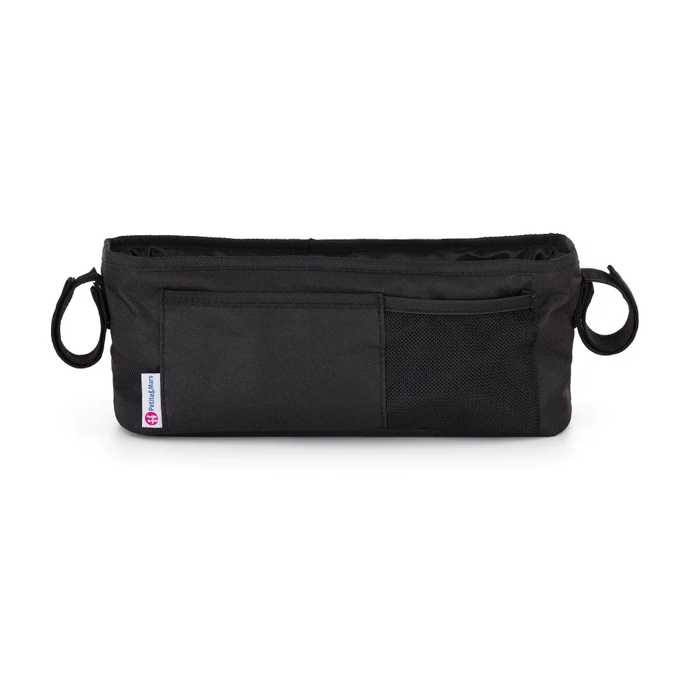 Petite&Mars Organizér na kočárek Pocket Absolute Black