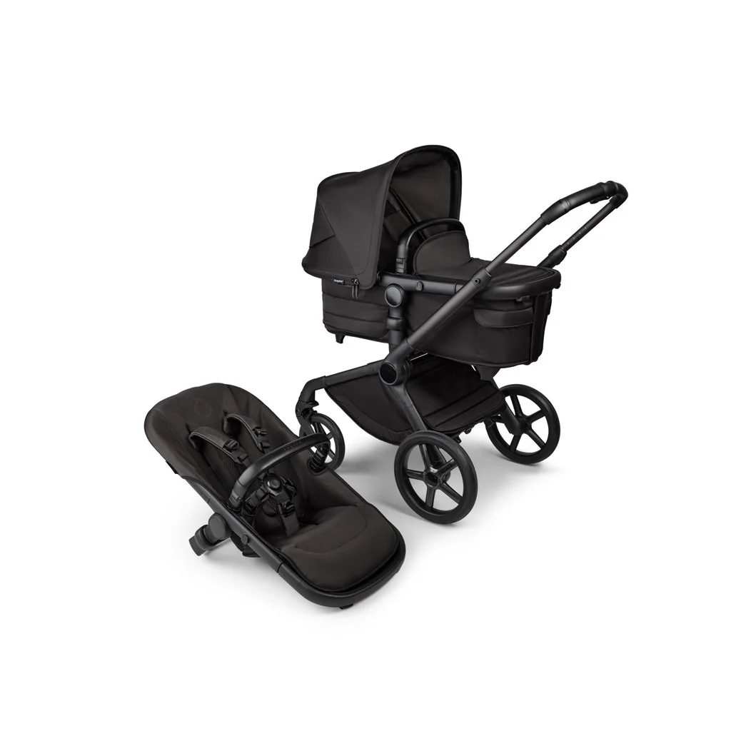 Bugaboo Kočárek kompletní Fox 5 Black moonlight - Noir limitovaná edice 