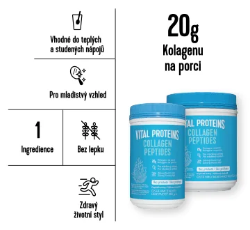 Vital Proteins Collagen Peptides - dávkování a benefity