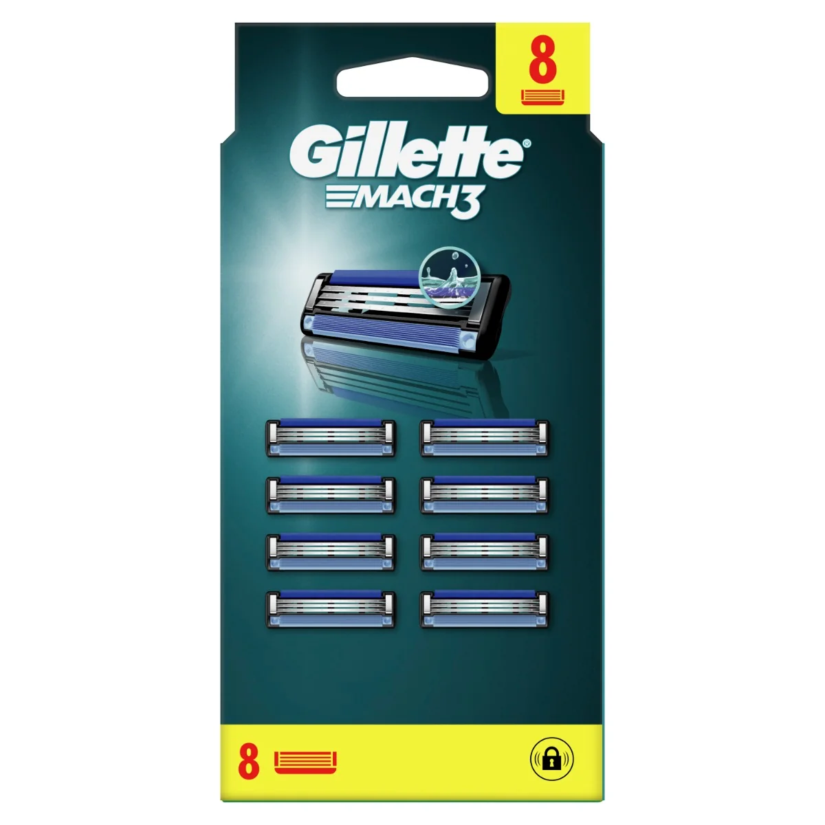 Gillette Mach3 náhradní hlavice 8 ks