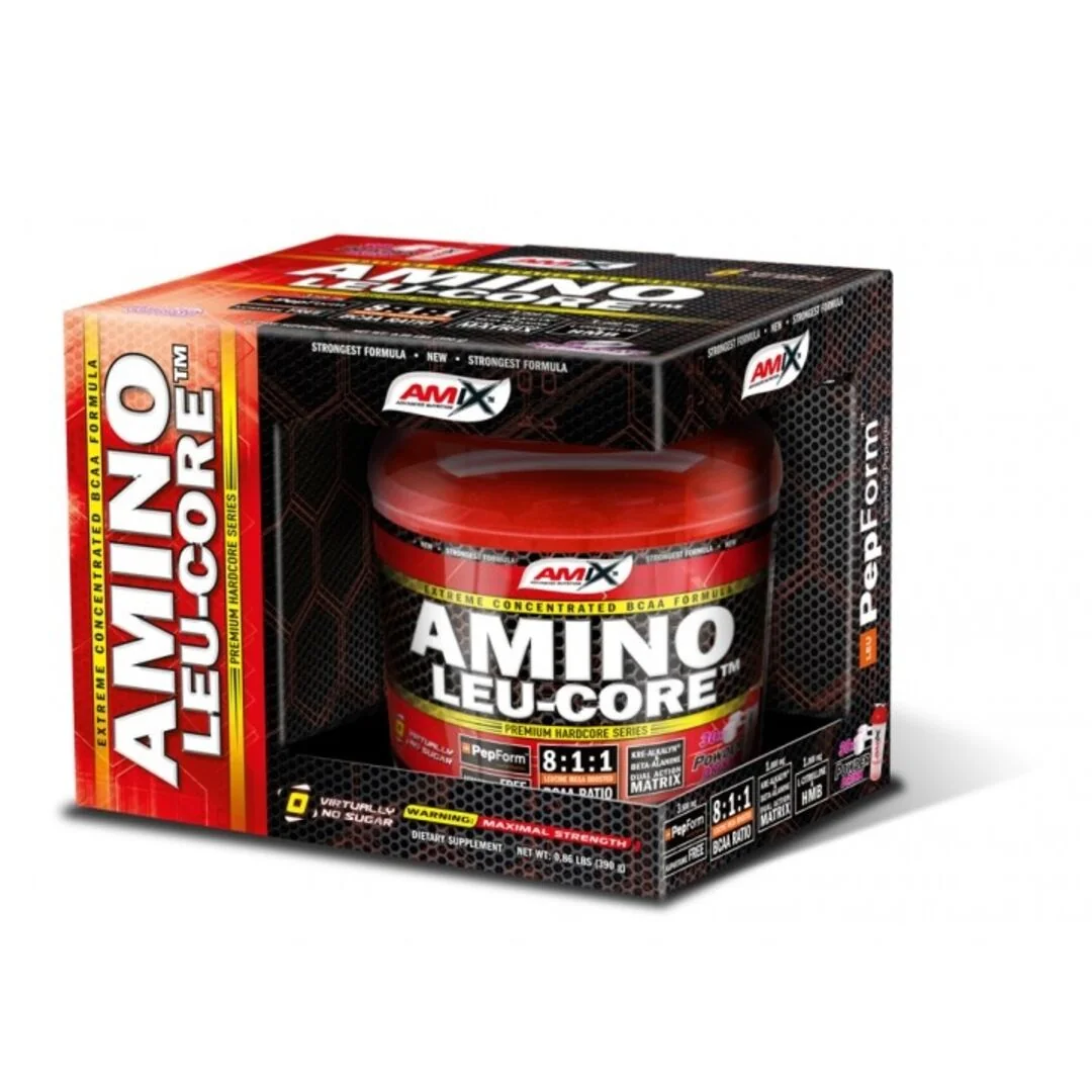 Amix Nutrition Amino Leu-Core 8:1:1 390g - modrá malina