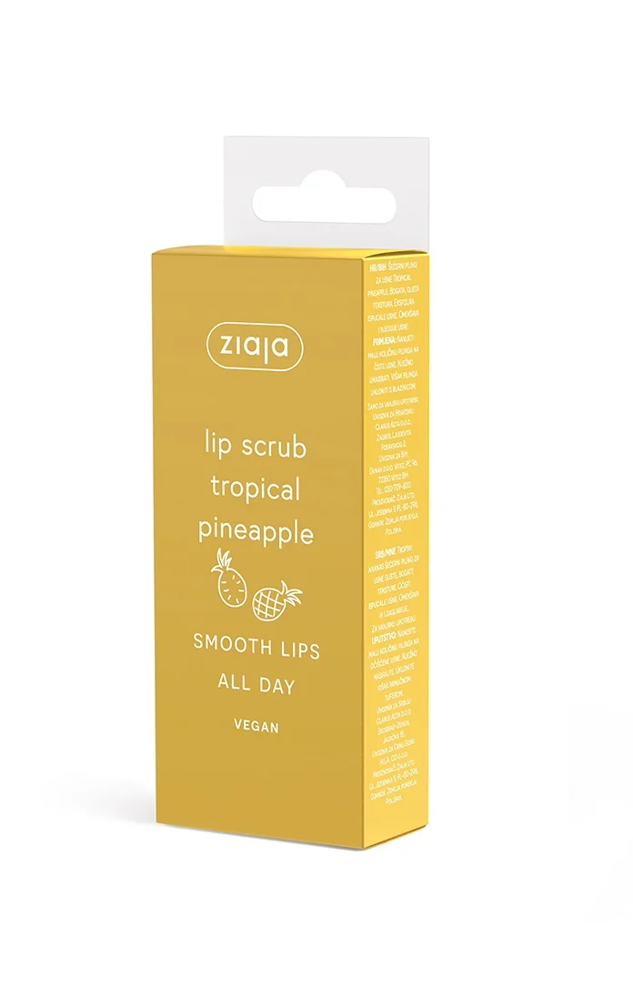 Ziaja Peeling na rty tropický ananas 12 ml