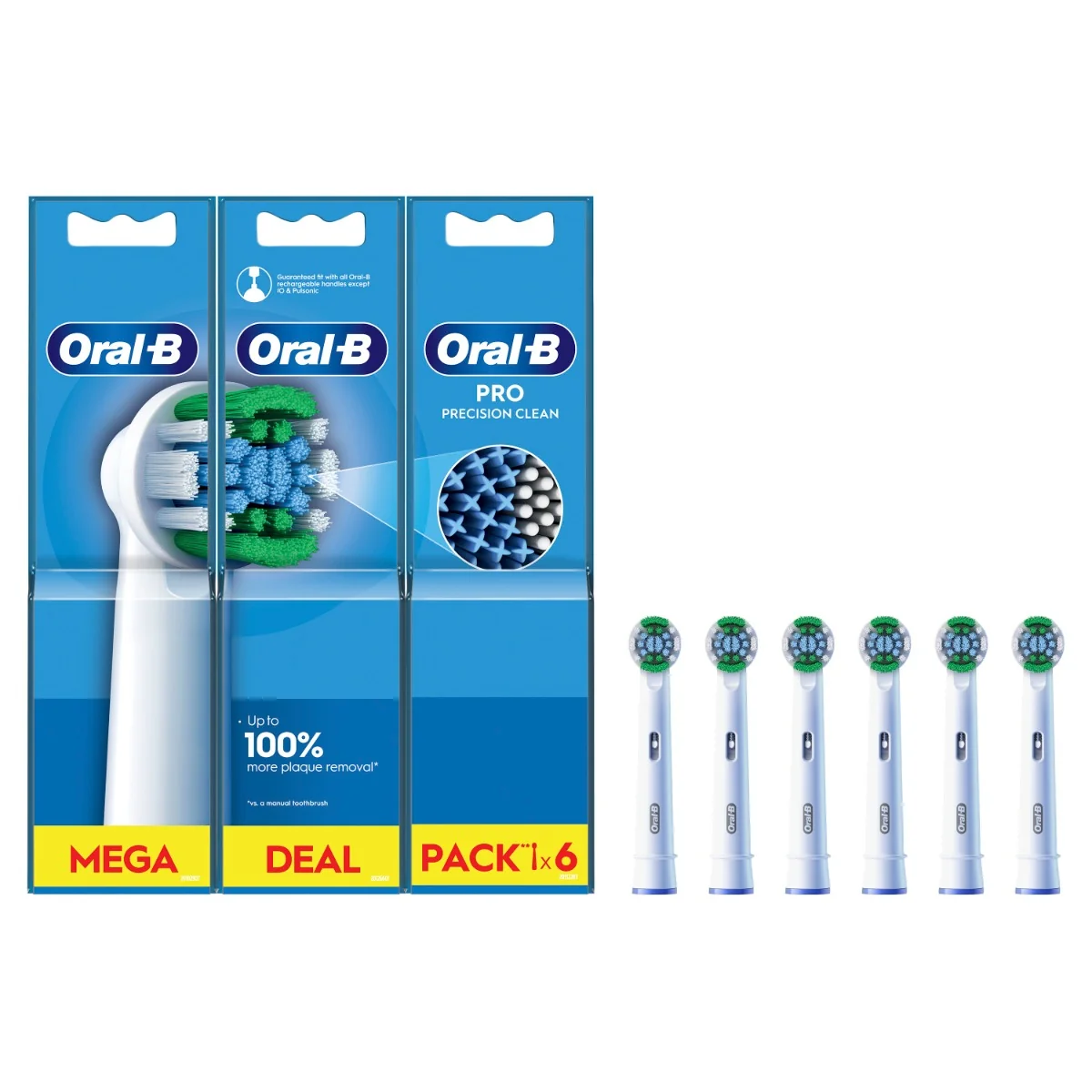 Oral-B EB 20-6 PRO Precision Clean náhradní hlavice 6 ks