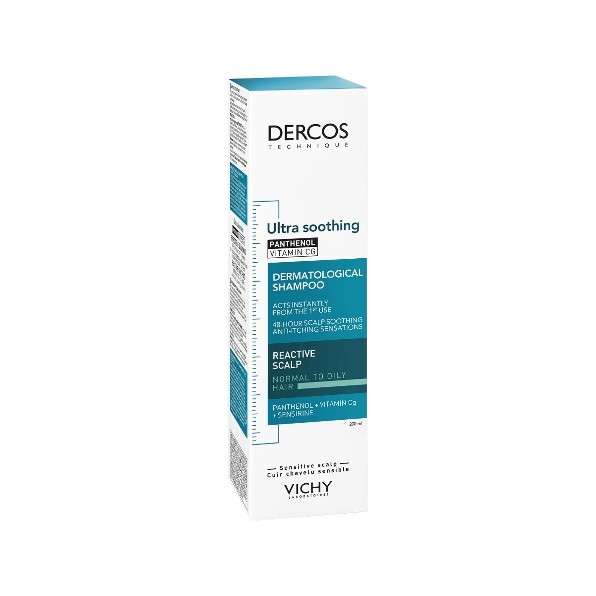 Vichy Dercos Ultrazklidňující šampon pro normální a mastné vlasy 200 ml