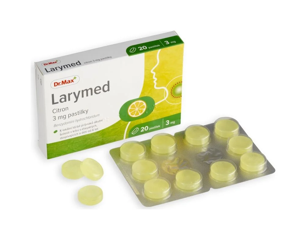 Dr. Max Larymed Citron 3 mg 20 pastilek