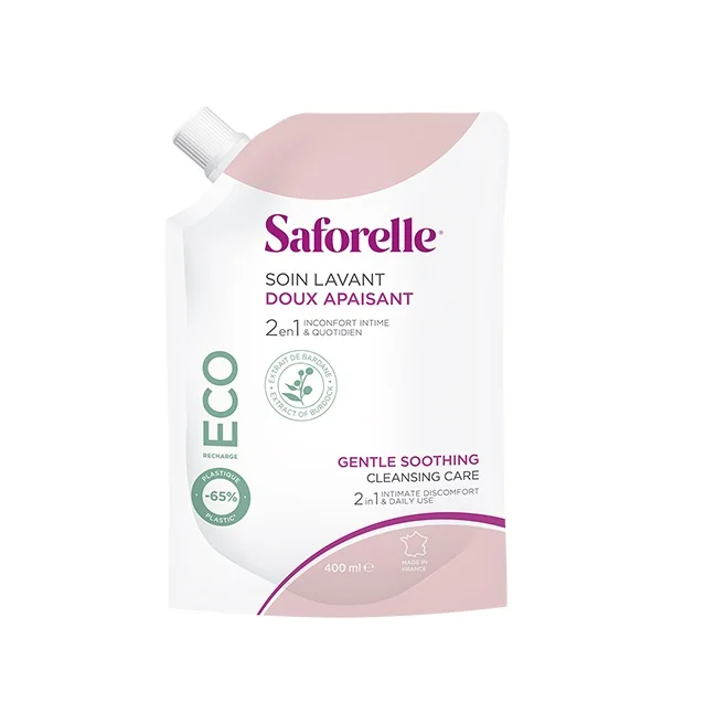 Saforelle Jemný mycí gel ECO pack 400 ml