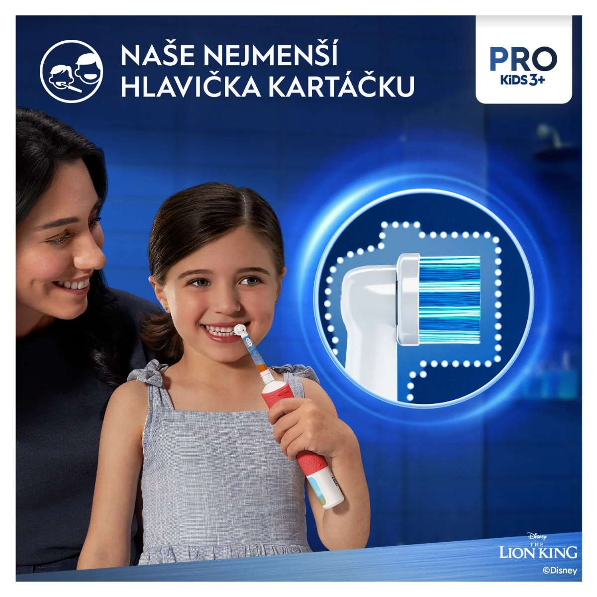 Oral-B Pro Kids Lví král elektrický zubní kartáček + pouzdro