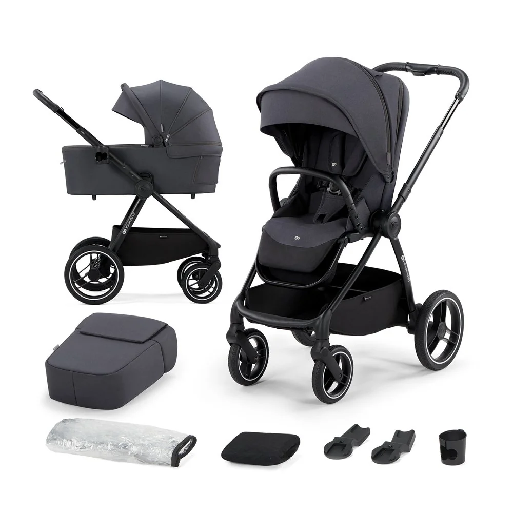 Kinderkraft select Kočárek kombinovaný Nea 2v1 Deep Grey, Premium 