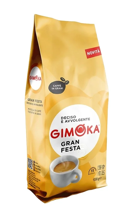 Gimoka Gran Festa 70% Arabica 30% Robusta zrnková káva 1 kg