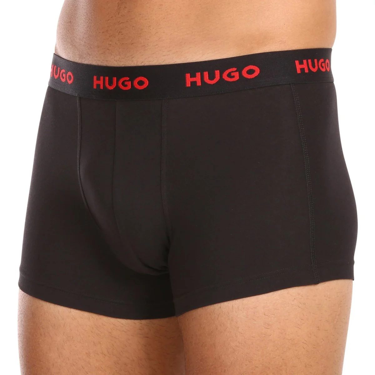 HUGO 3PACK pánské boxerky vícebarevné (50469766 303) M 