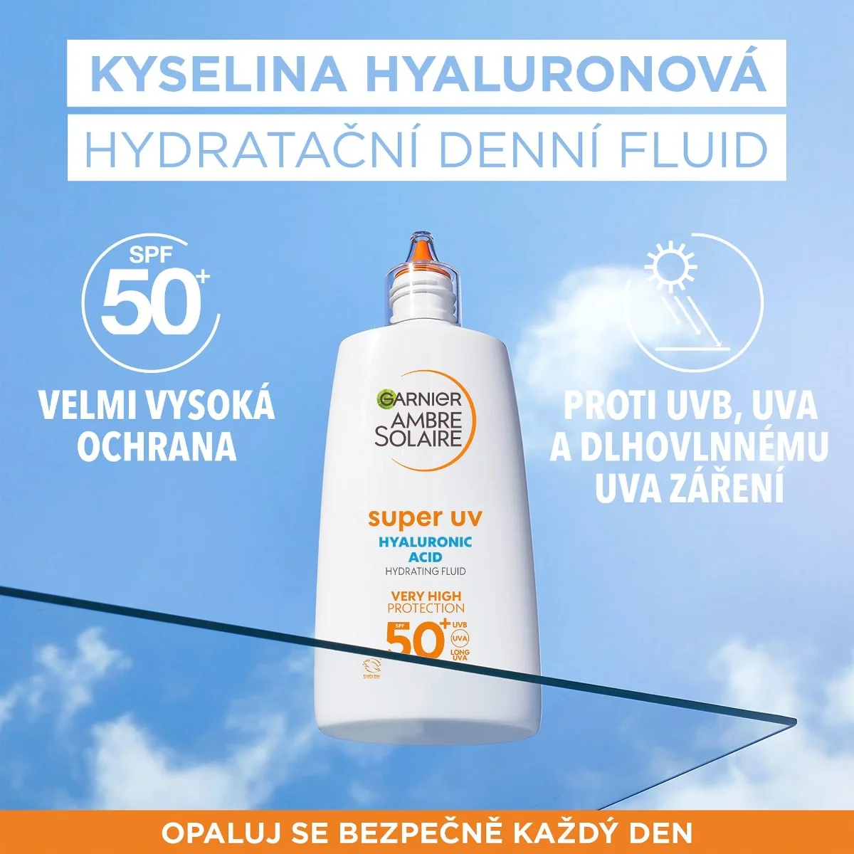 Garnier Ambre Solaire Super UV SPF50+ pleťové fluidum proti pigmentovým skvrnám 40 ml