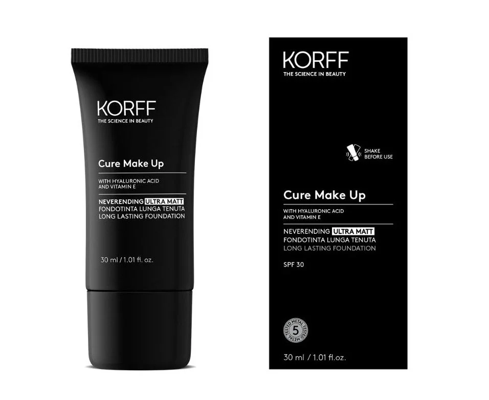 KORFF Cure Makeup Neverending Dlouhotrvající matující make-up SPF30 04 30 ml