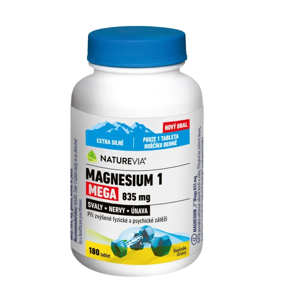 NatureVia Magnesium 1 Mega 835 mg 180 tablet