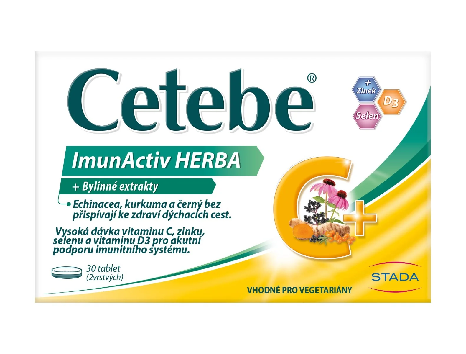 Cetebe ImunActiv HERBA 30 tablet