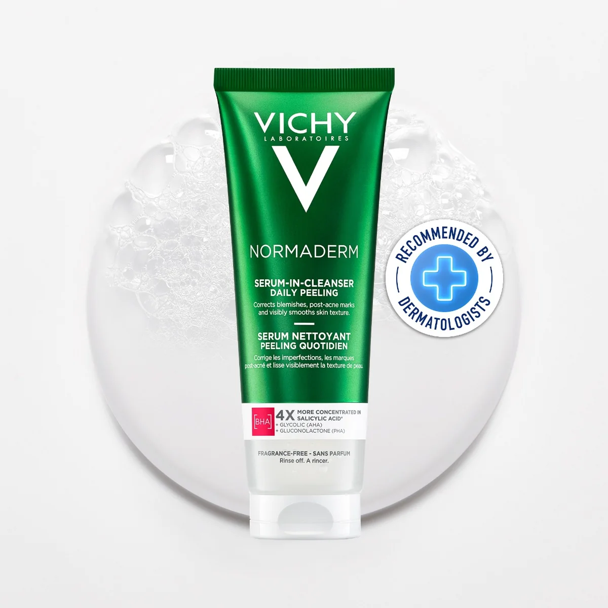 Vichy Normaderm Čisticí sérum a peeling 125 ml