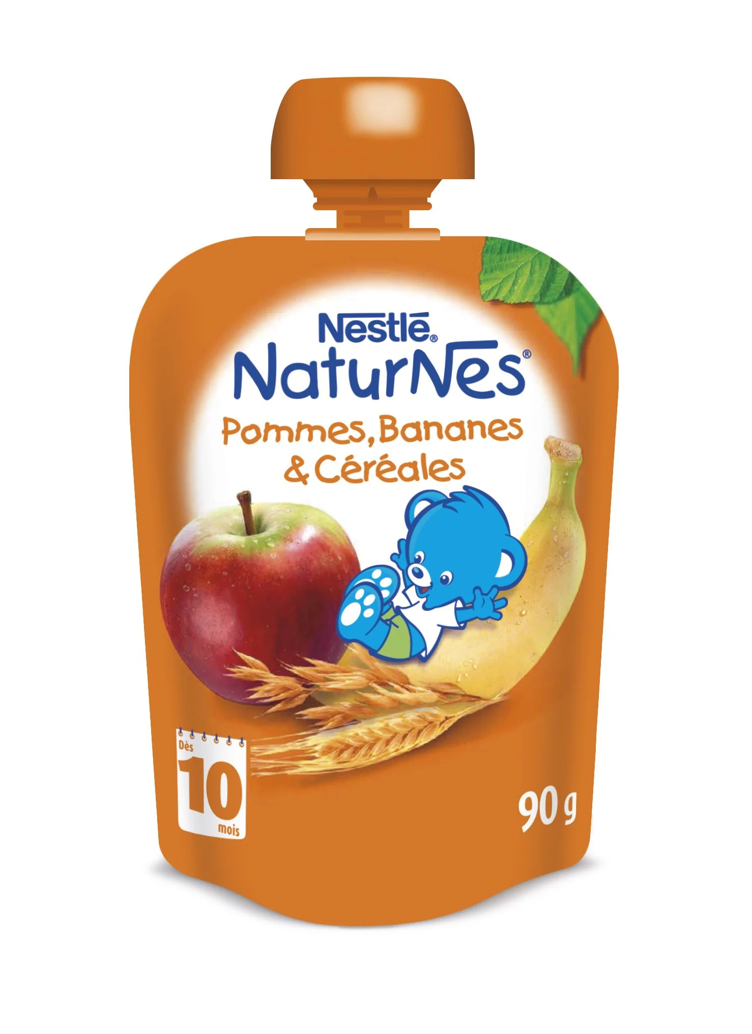 NESTLE NATURNES cereálie/jablko/banán 90g