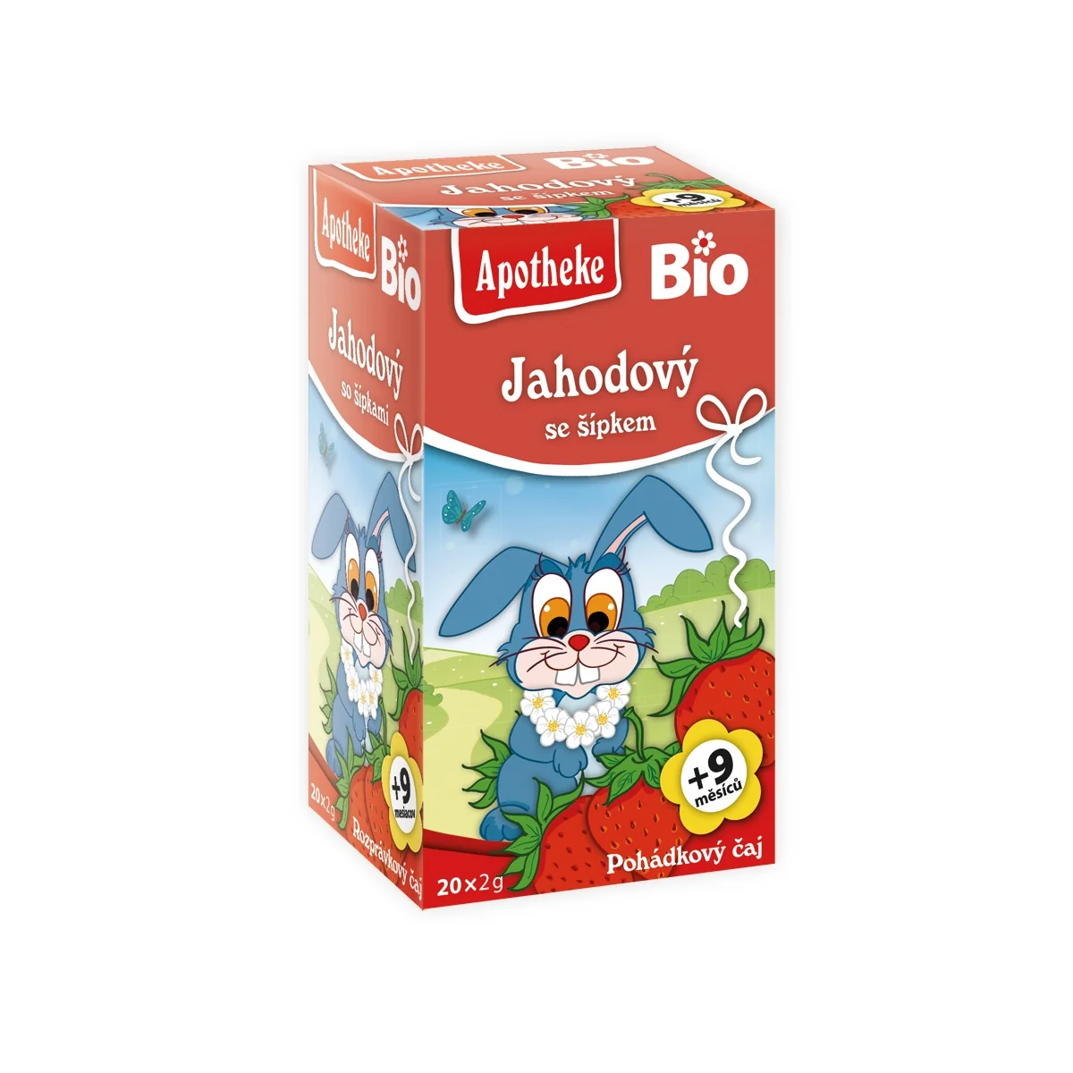 Apotheke Dětský BIO Pohádkový čaj Jahodový se šípkem 20x2 g