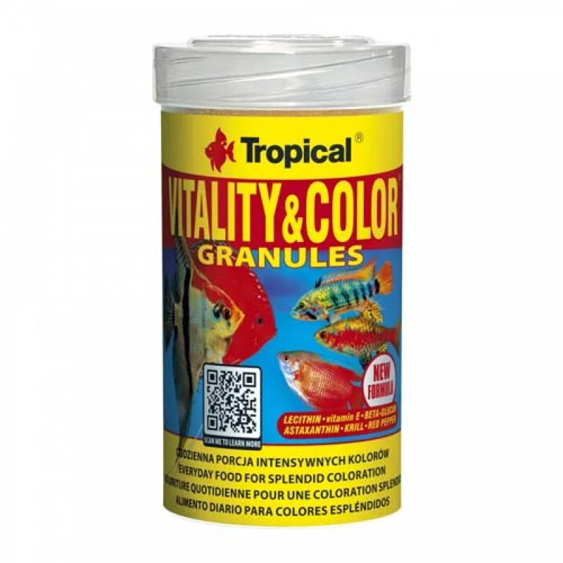 Tropical Vitality&Color Granules 1000ml/550g granulované krmivo s vyfarbujúcim a vitali