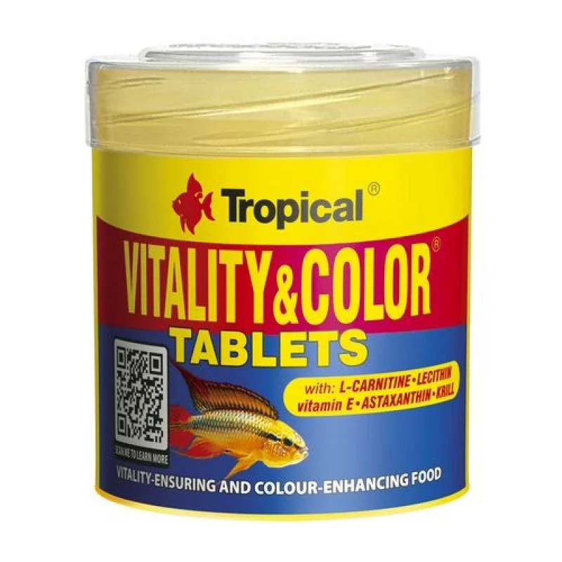 Tropical Vitality&Color Tablets 50ml/36g 80ks tabletované krmivo s vybarvujícím účin 