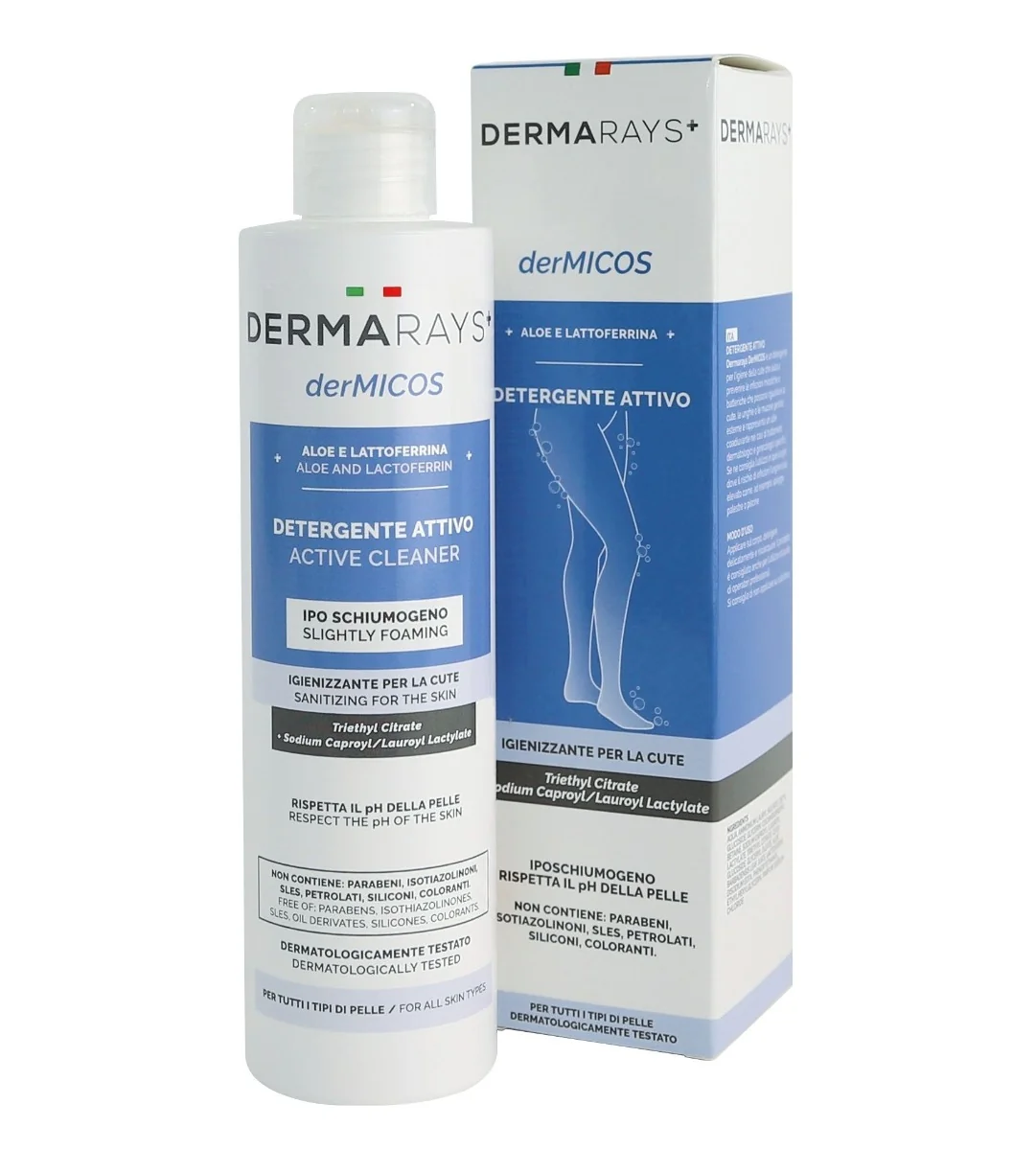 DERMARAYS DerMICOS aktivní čisticí gel 250 ml