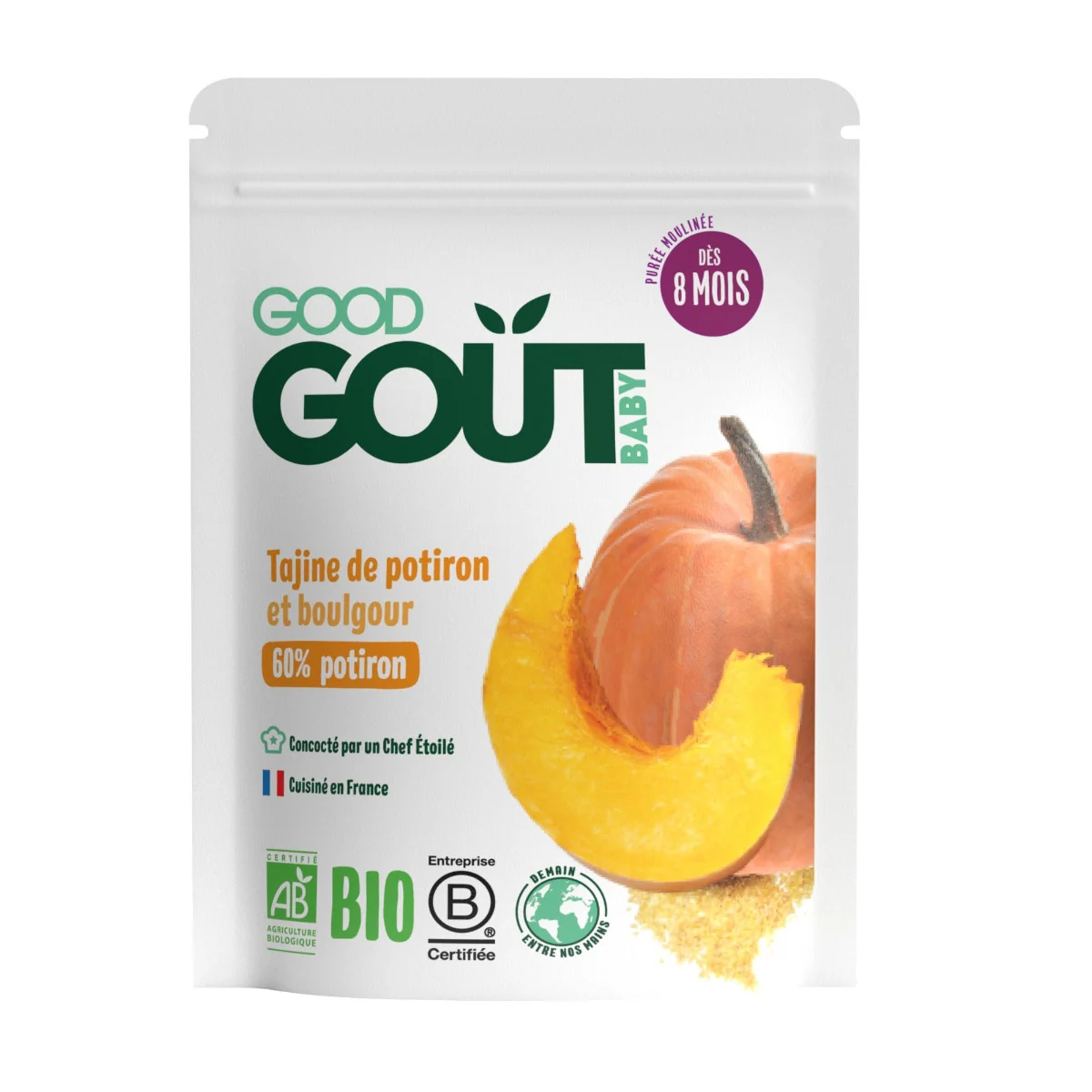 Good Gout BIO Dýňové tažíne s bulgurem 8m+ 190 g