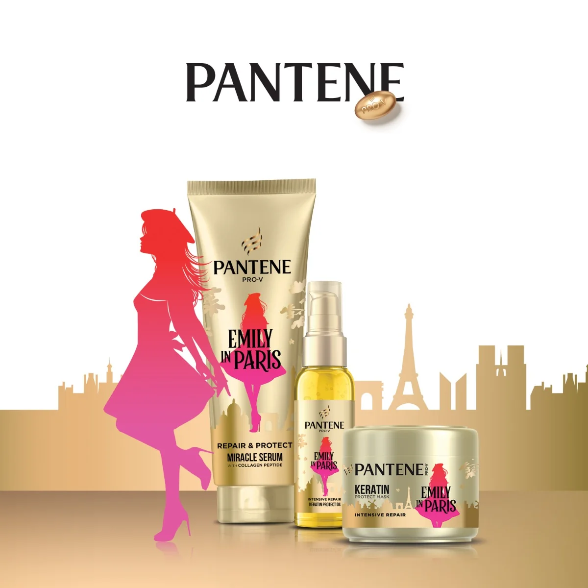 Pantene Pro-V Emily in Paris dárková sada