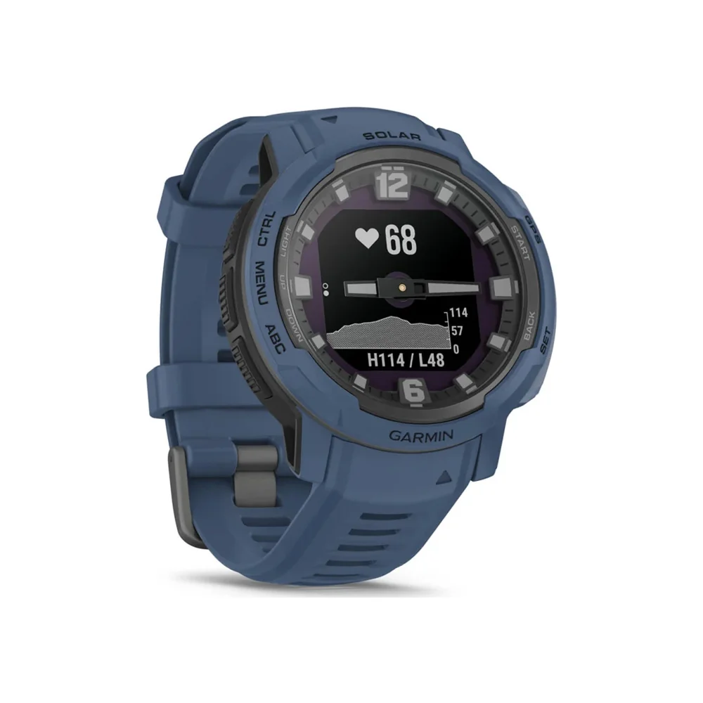 Garmin Instinct Crossover Solar hodinky s GPS Tidal Blue