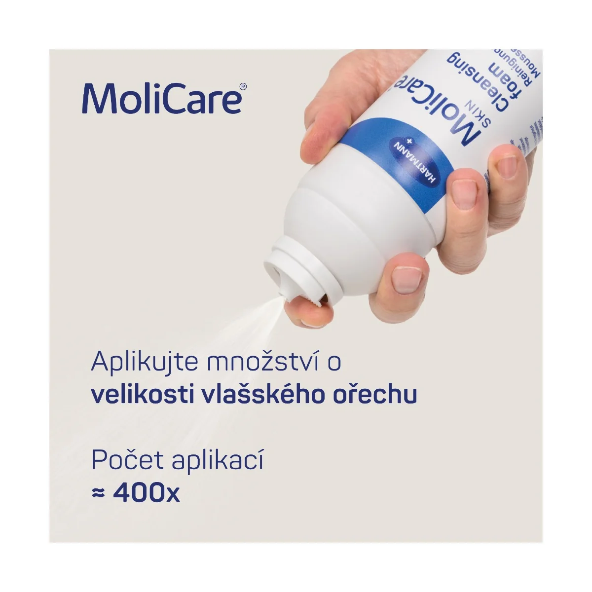 MoliCare Skin Čisticí pěna 400 ml