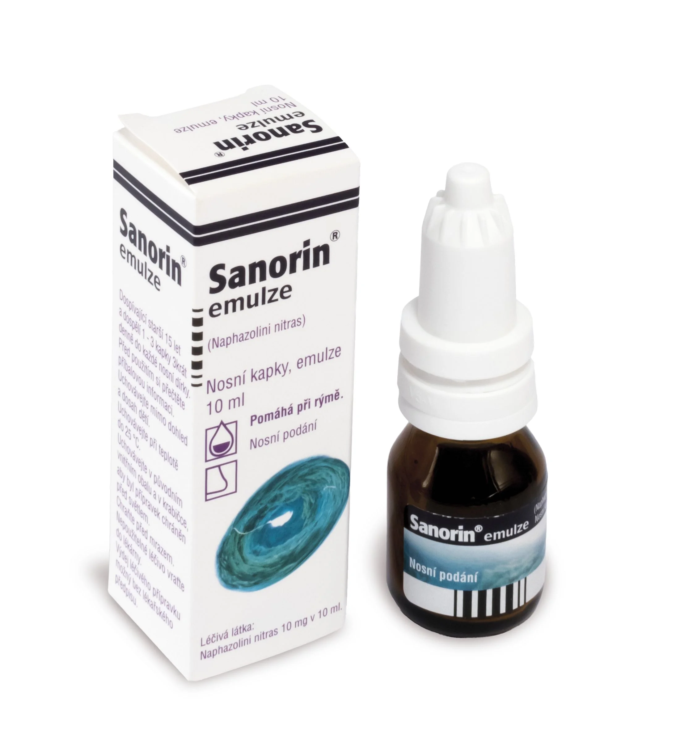 Sanorin nosní kapky, emulze 10 ml