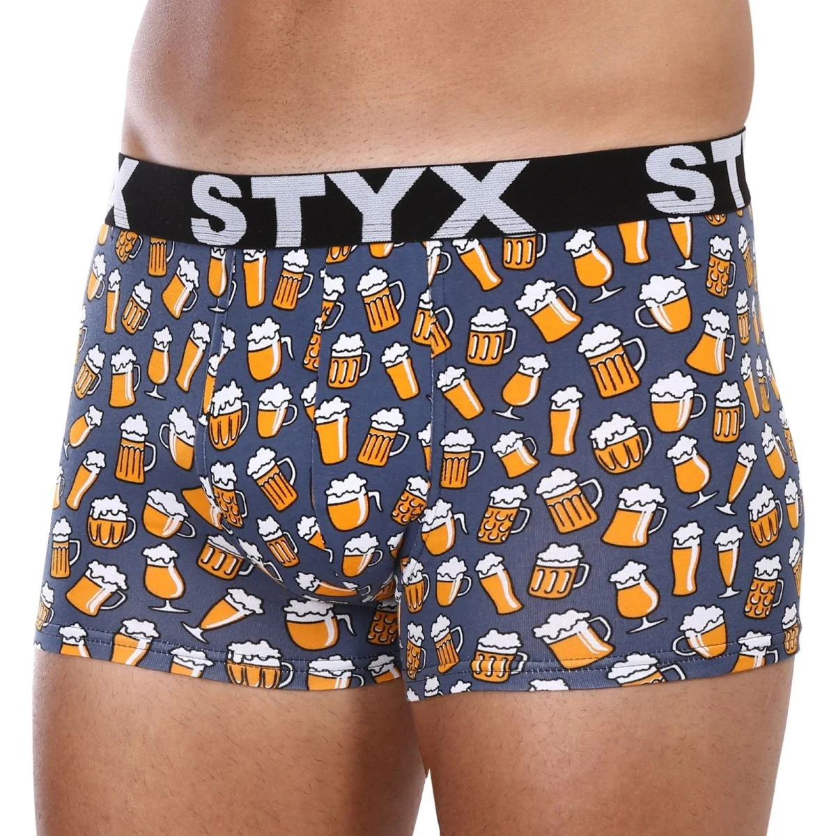 Styx 6PACK pánské boxerky art sportovní guma vícebarevné (6G12697124) M 