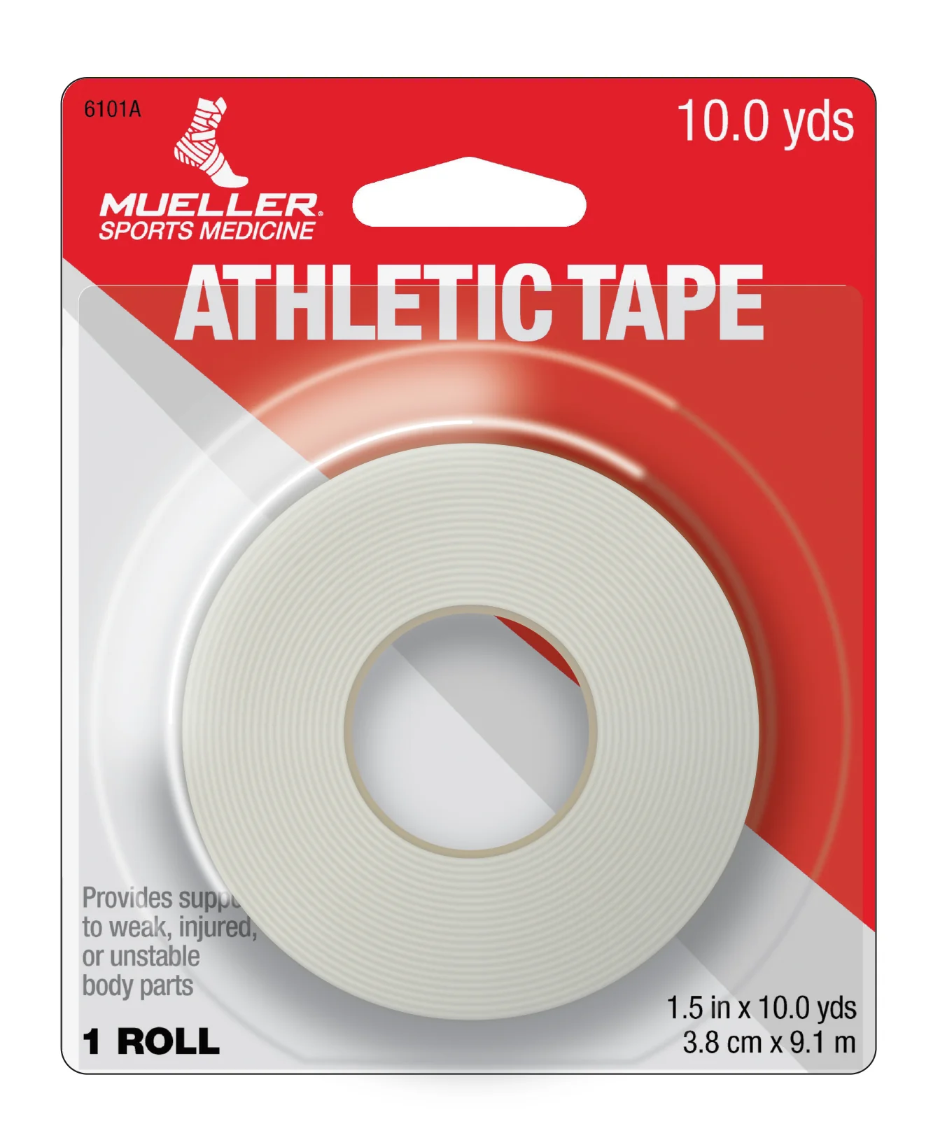 Mueller Sports Medicine Athletic Tape, tejpovací páska 3,8 cm x 9,1 m