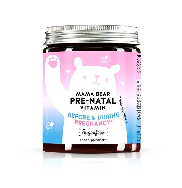 Bears With Benefits Mama Bear Prenatal předporodní vitaminy pro maminky 60 ks