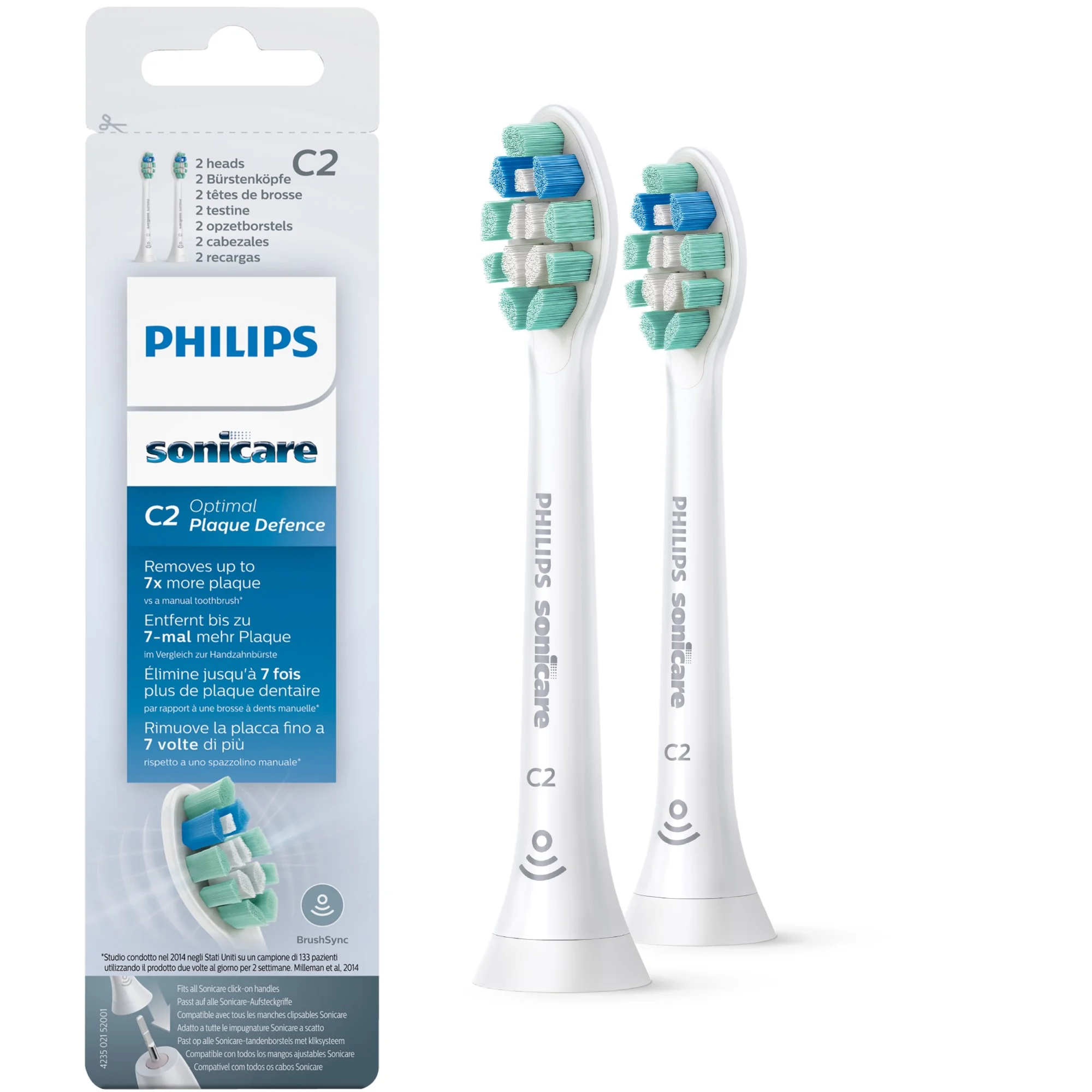 Philips Sonicare Optimal Plaque Defence HX9022/10 náhradní hlavice 2 ks