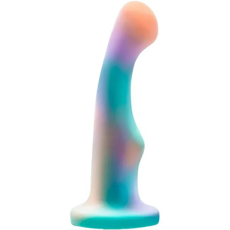 AVANT Silikonové dildo s přísavkou Opal Dreams Aqua 15,2 cm