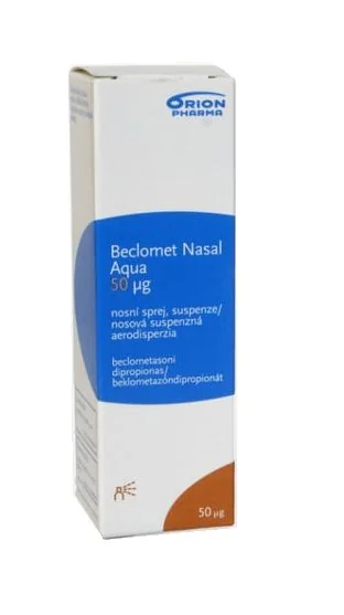 Beclomet Nasal aqua 50 mcg nosní sprej 9 ml