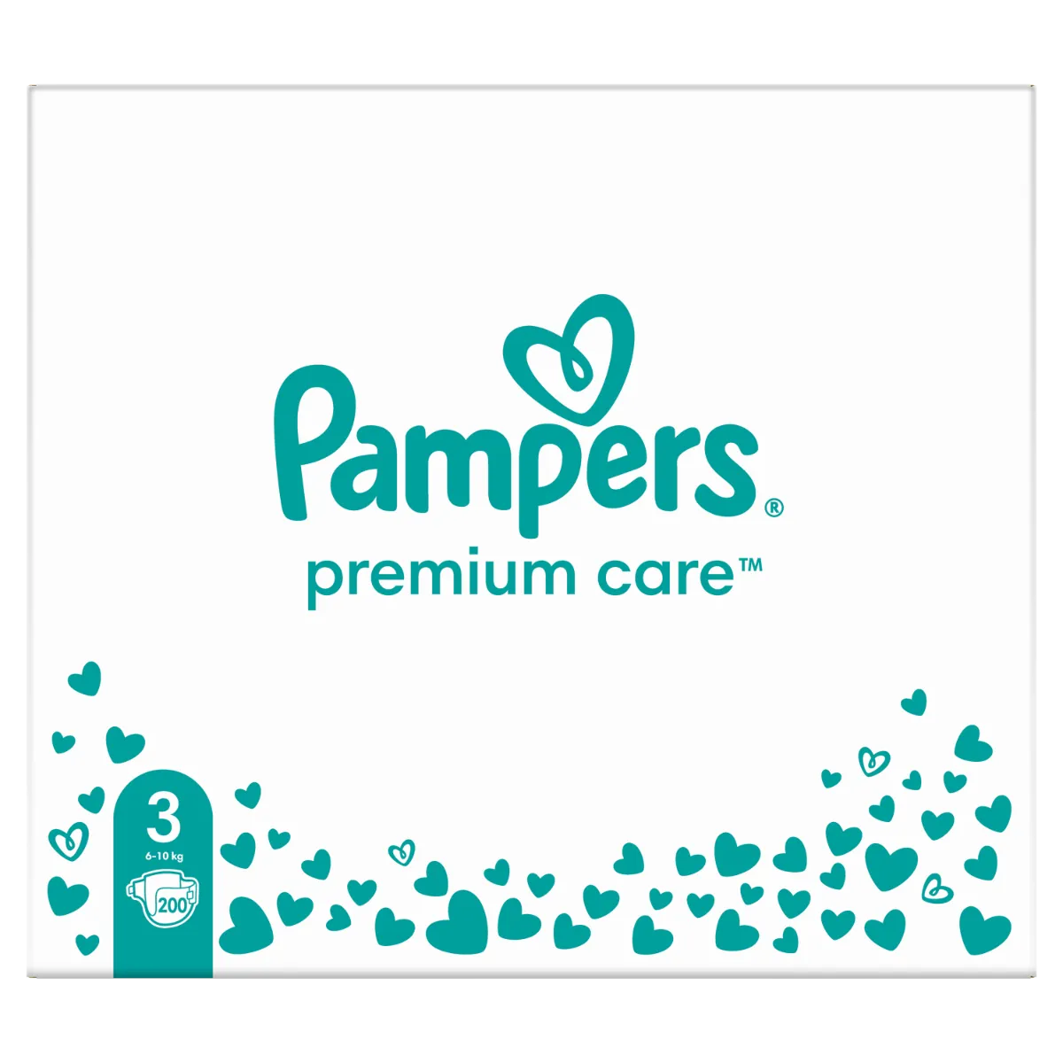 Pampers Premium Care vel. 3 6–10 kg dětské pleny 200 ks