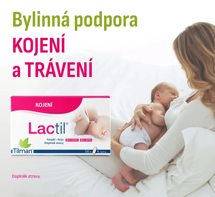 Lactil. Bylinná podpora kojení a trávení.