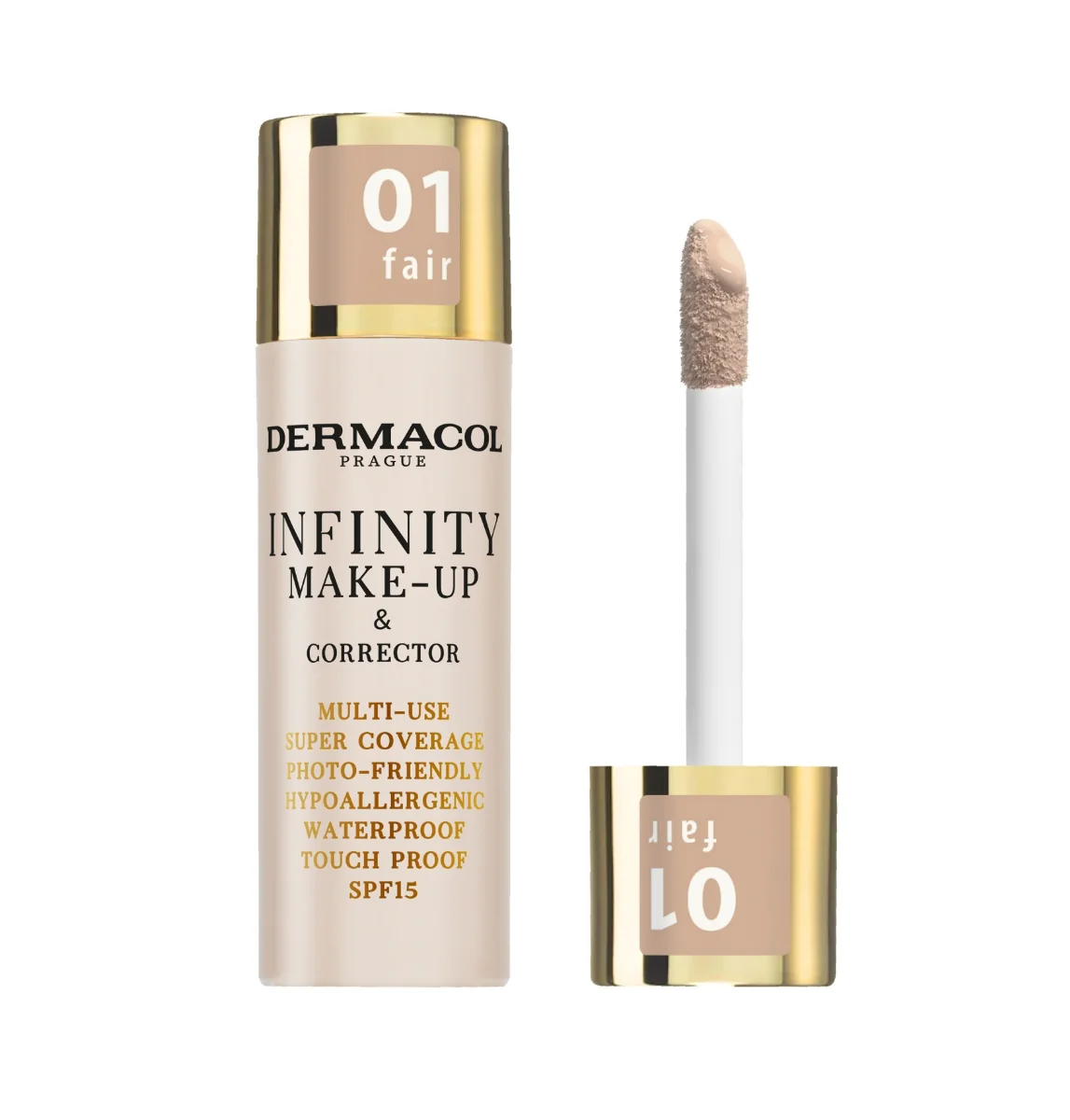 Dermacol Infinity make-up a korektor 01 fair 20 g