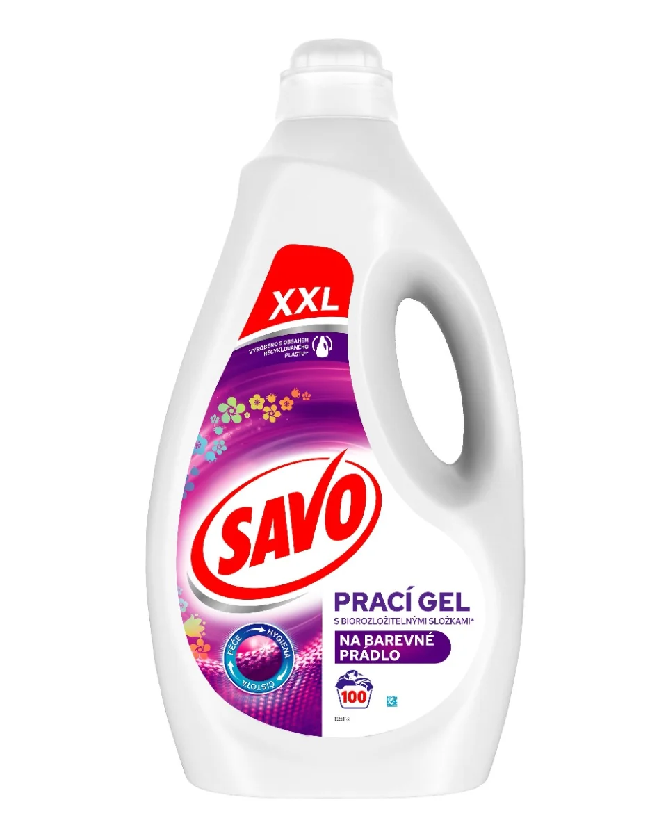 Savo Prací gel na barevné prádlo 5 l