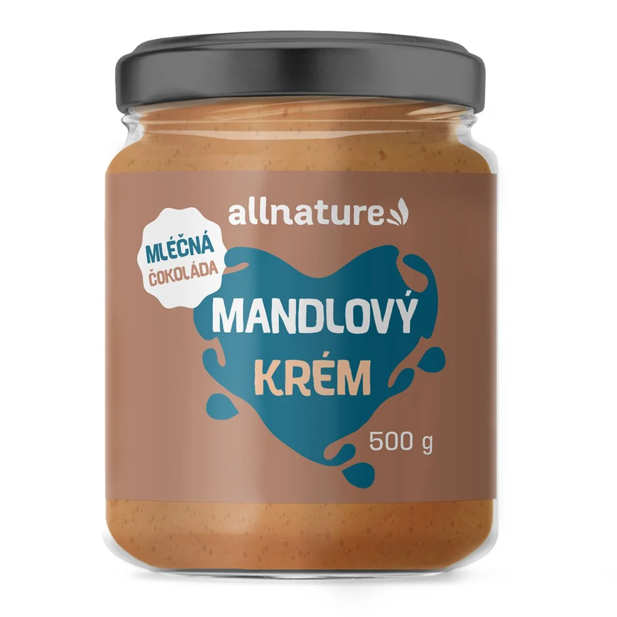 Allnature Mandlový krém s mléčnou čokoládou 500 g