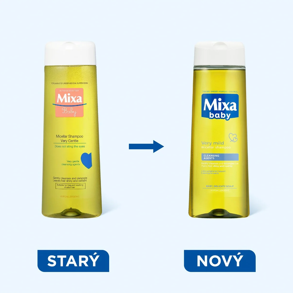 Mixa Baby Velmi jemný micelární šampon 300 ml